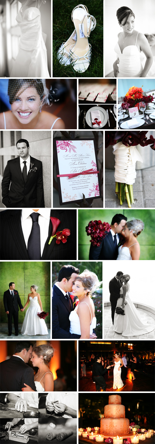 Anna & Pablo's Elegant Wedding at Skirball Cultural Center