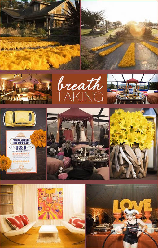 Beatles-Inspired Wedding on the California Coast: Jackie & Joby
