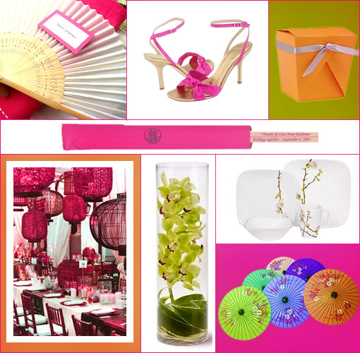Asian-Inspired Wedding Decor Ideas: Shoes, Favors, Lanterns