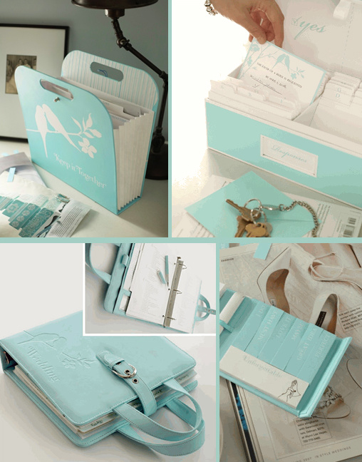 Top wedding planners recommend binders! safe & accessible.