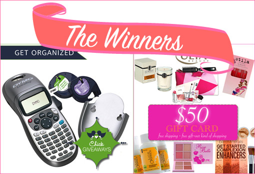 Wedding Chicks Announce DYMO Label Maker & ULTA Gift Certificate Winners!