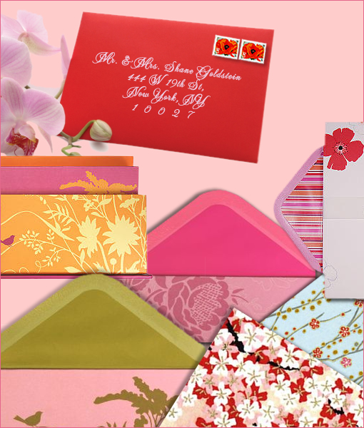 Envelope Addressing Etiquette & DIY Liner Tutorial for Wedding Invites