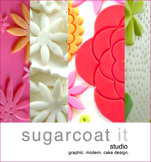 Sugarcoat It Studio: Graphic Design Inspired Cakes in San Francisco