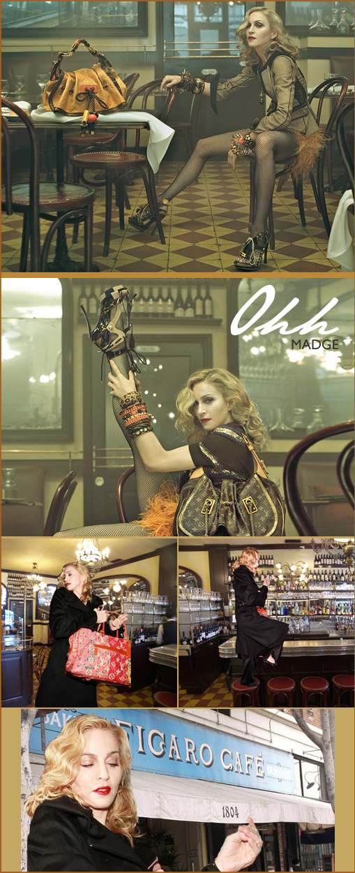 Madonna's New Louis Vuitton Ads: Styled by Marc Jacobs!