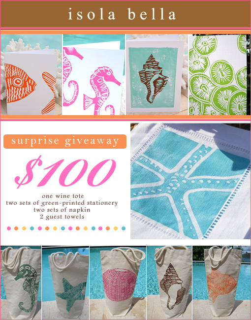 Isola Bella Giveaway: Win $100 Worth of Eco-Friendly Goodies!