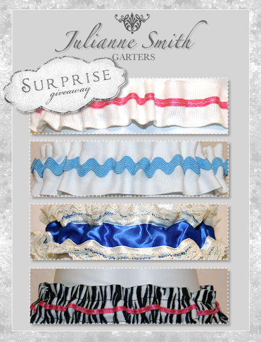 Chic Wedding Garters Giveaway by Julianne Smith for Brides
