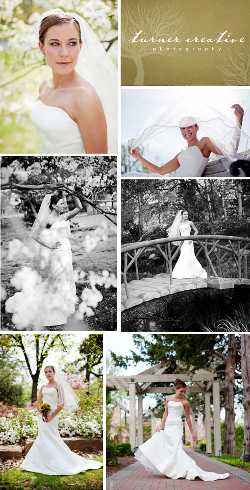 Erin's Stunning Bridal Portraits at Woodward Park, Tulsa