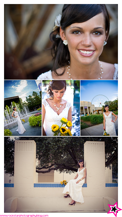 Vintage Glamour: Danielle's Bridal Photoshoot at Dallas Fair Park