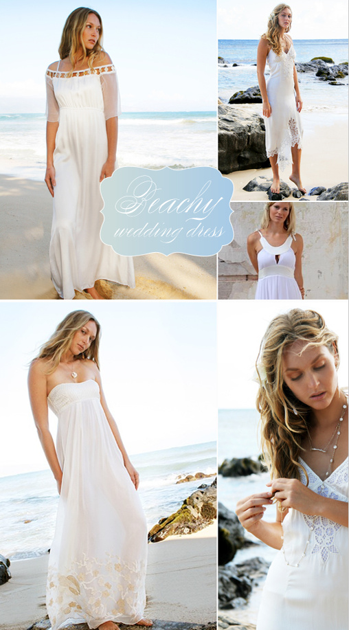 Bohemian Beach Wedding Dresses by Tamara Catz Hawaii
