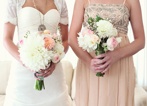 Shabby Chic Wedding: DIY Eye Candy & Erin Cole's Soft Organza