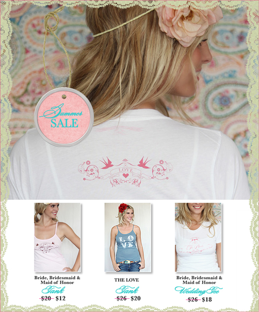 Wedding Chicks Summer Sale: Bride, Bridesmaid Apparel Deals