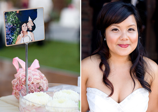 Pink and White Wedding Reception at Long Beach Museum of Art