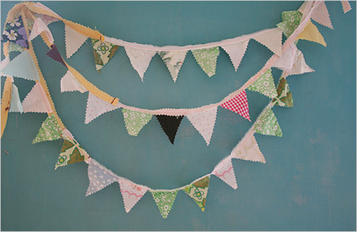 Romantic Wedding Bunting: Handmade Garlands from Etsy