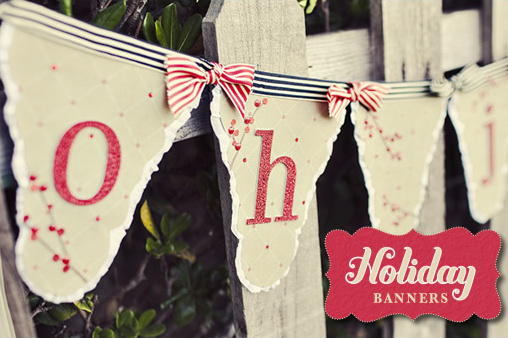 DIY Holiday Banner Tutorial: Create Custom Bunting for Any Occasion