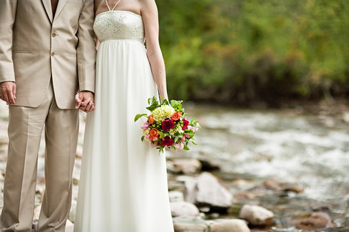 Montana Creek Side Wedding: Real Wedding by Harrison Studio