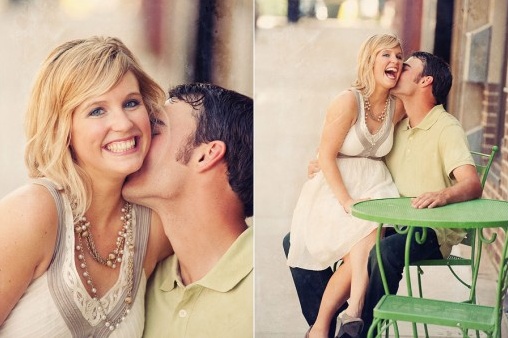 Vintage Chicago Wedding: Sara and Ben's Engagement and Wedding Photos