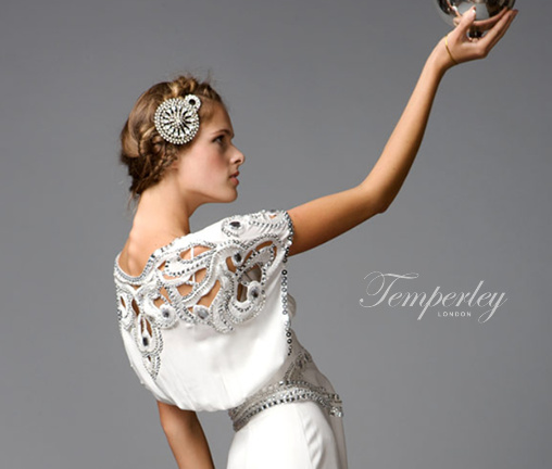 Temperley London 2010 Bridal Gowns: Hollywood Glamour & Glittering Beauty
