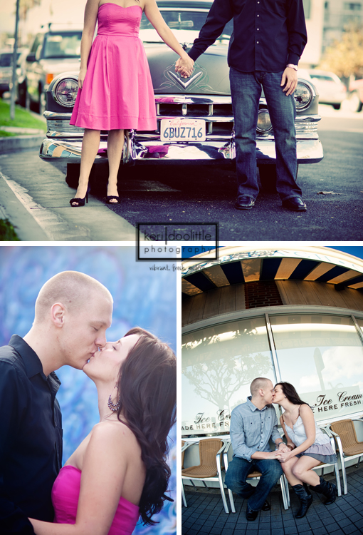 Romantic Engagement Photoshoot in Venice and Manhattan Beach CA