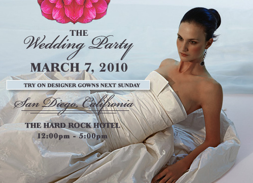 San Diego Wedding Party Bridal Show: Don't Miss the Event this Sunday!