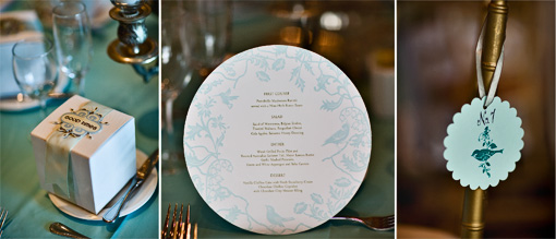 Tiffany Blue and Peach Wedding at Trump National Golf Club