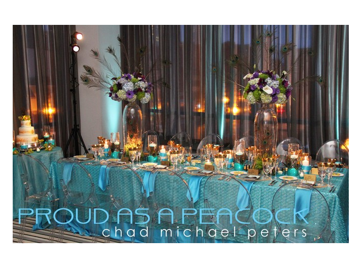 Peacock-Inspired Modern Wedding in Boston | Kate Parker Wedding