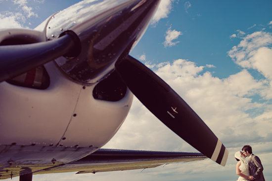 Airplane Wedding Photoshoot: Stunning Shots with Planes