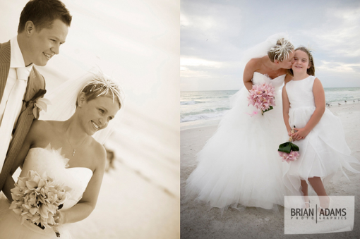 Beach Inspired Wedding Photography by Brian Adams Photographics