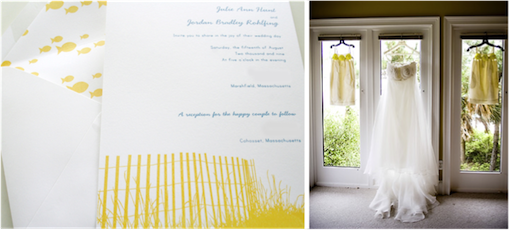 Brighten Your Beach Wedding with Elegant Yellow Details