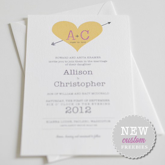 Free Printable Wedding Monograms Heart Arrow Designs