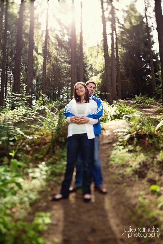 Romantic Hoyt Arboretum Engagement Session in Portland, Oregon