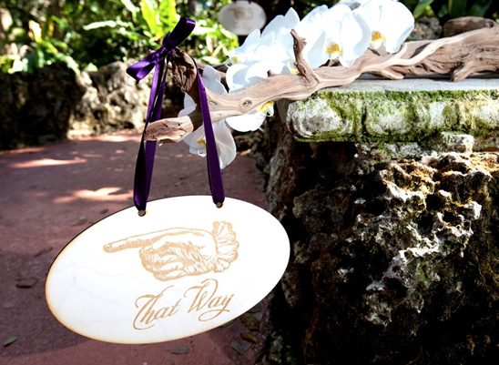 Purple Alice in Wonderland Themed Wedding Inspiration