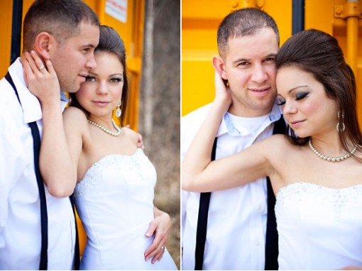 Stephanie & Guillaume's Awesome Trash the Dress Photoshoot