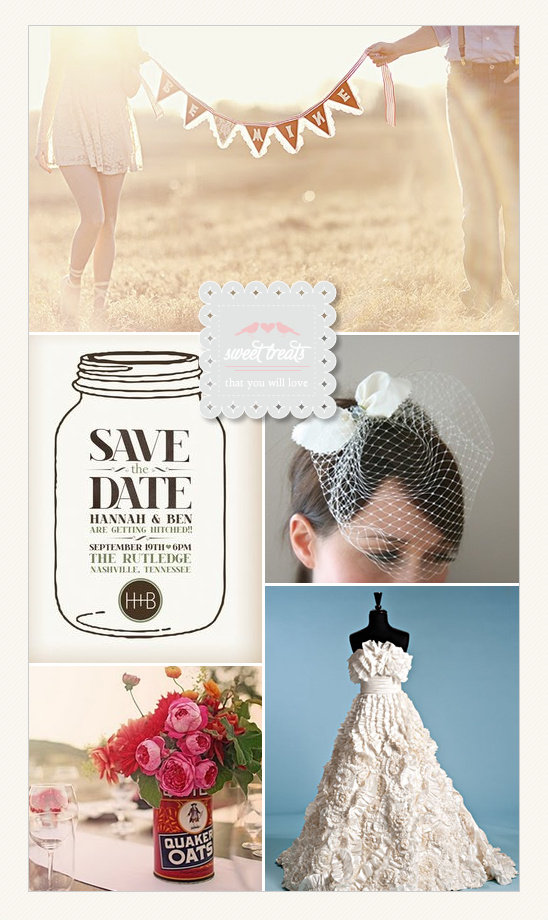 Sweet Treats and Mason Jars: Wedding Inspiration & Giveaways