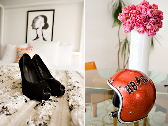 Modern Palm Springs Wedding Reception at The Parker