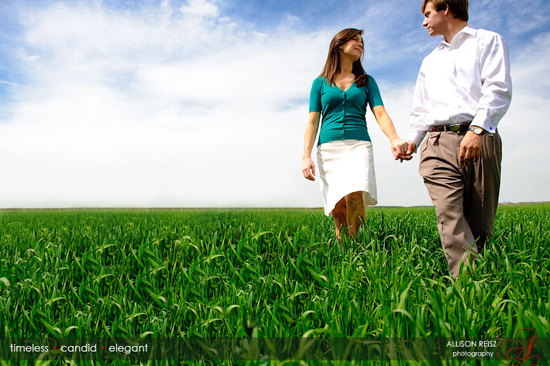 Virginia and Charles's romantic engagement at the family farm