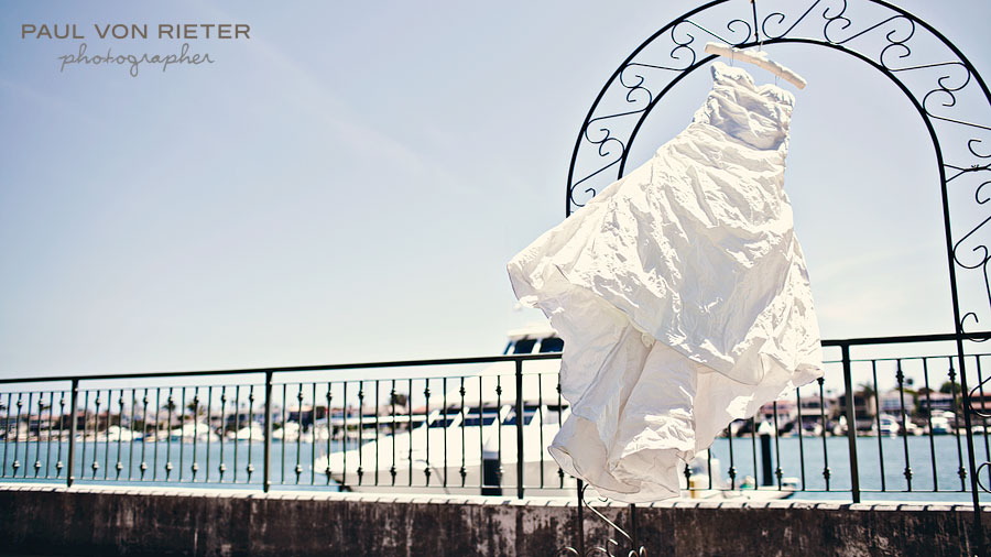 Romantic Balboa Bay Club Wedding with Mega Yachts and Dance Floor