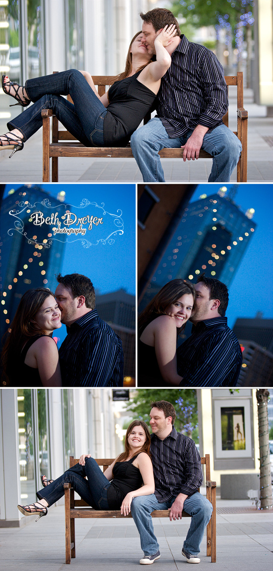 Mariah and Steve's Engagement Session in Downtown Dallas