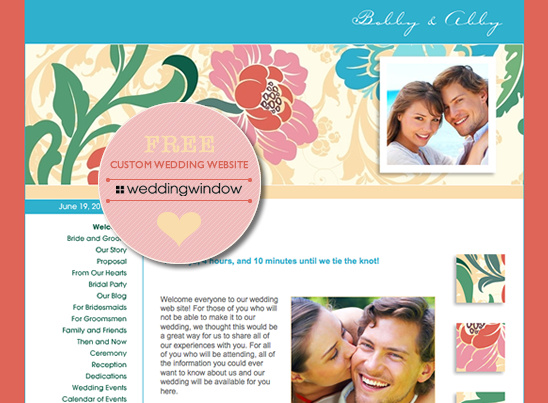Wedding Window: Create Custom & Unique Wedding Websites with New Features