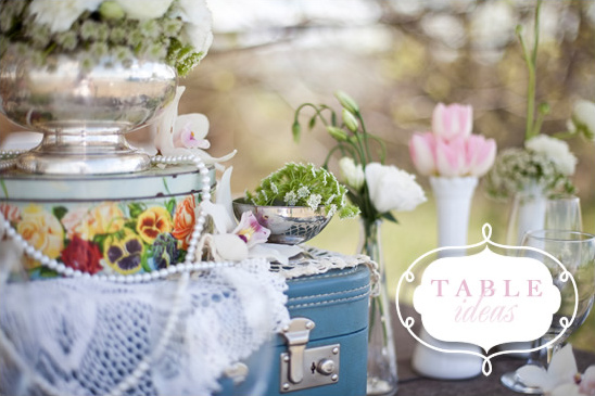 Wedding Table Decor Inspiration: Romantic Shabby Chic & Eco-Friendly Styles