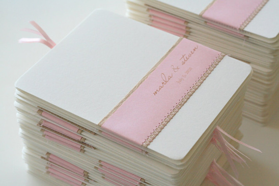 DIY Accordion Wedding Program with Horoscope Pocket, Inspired by Martha
