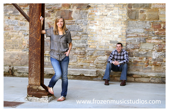 Mill City Museum Engagement Session: Rochelle and Tom in Minneapolis