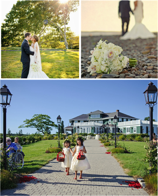 Stunning Maine Beach Wedding Featuring Flora Fauna Floral Design