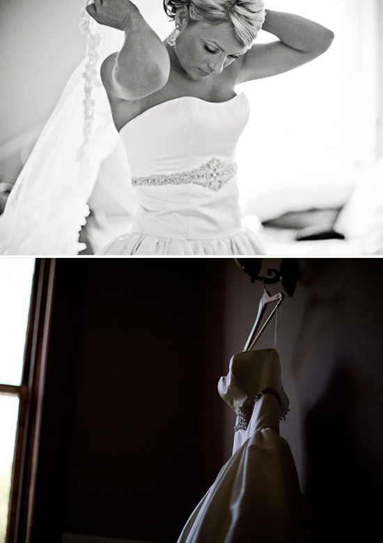 Savannah Wedding: Romantic Bride in Priscilla of Boston Gown