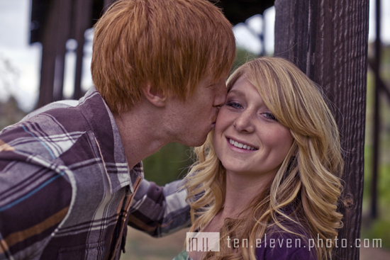 Redlands Engagement Shoot: Hair Makeup Thunderstorms