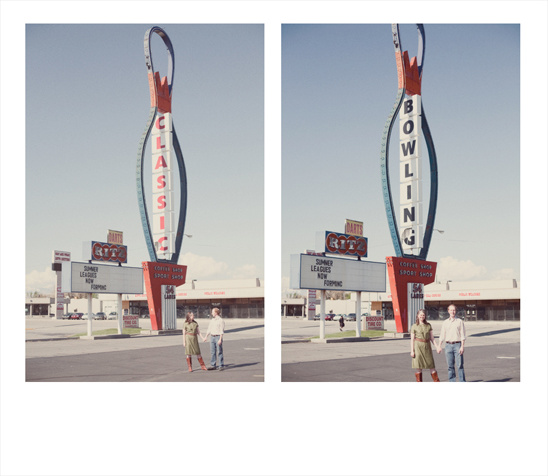 Bowling Alley Engagement Photoshoot in Salt Lake City
