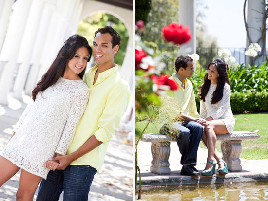 Fun Engagement Session at Riviera Theater