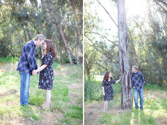 San Diego Engagement Photos: Stunning Couple and Classic Car