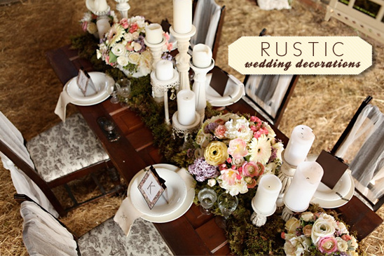 Rustic Wedding Decor Finds at Braggingbags