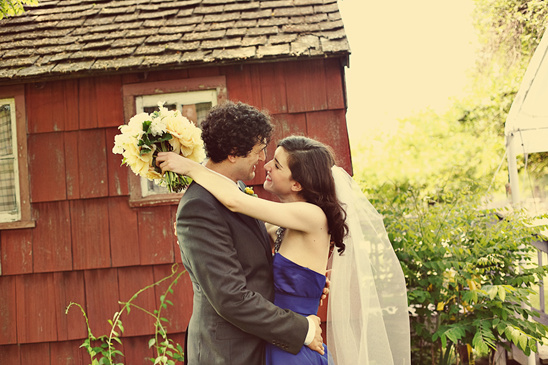Laid-Back NYC Wedding at Queens County Farm with Leanne Marshall Gown