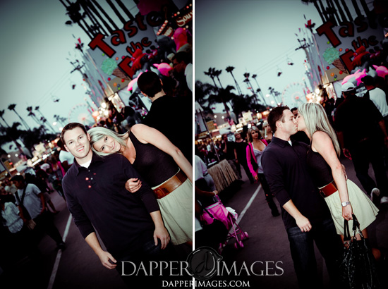 Romantic Fair Engagement Photoshoot: Fun & Sweet